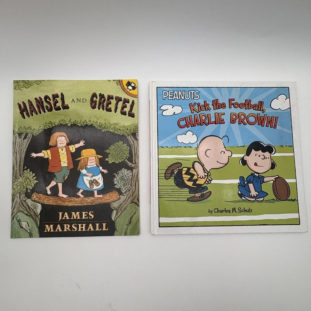 Hansel And Gretel Peanuts Kick The Football Charlie Brown Marshall‎ PB HC Kids